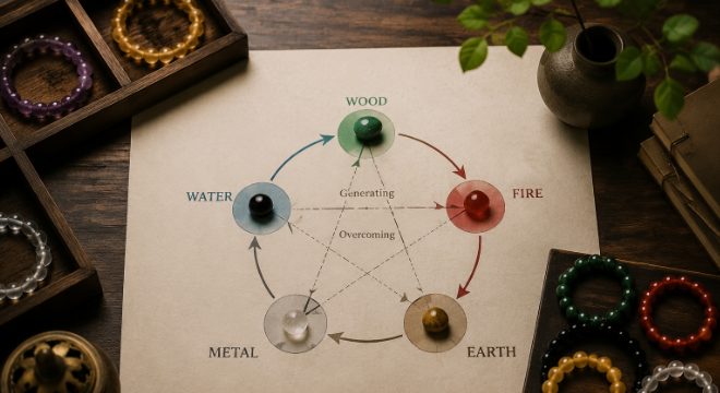 Eastern Five Elements Bracelets Choosing by Traditional Meanings