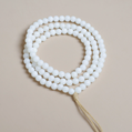 Natural White Jade Bodhi Root 108-Bead Multi-Layer Bracelet