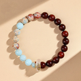 Red Sandalwood & Shoushan Stone Bracelet