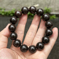 Chocolate-Tone Bodhi Root Bead Bracelet