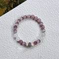 Purple Cat’s Eye Beaded Bracelet