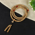 Ghee Yellow Star Moon Bodhi Multi Wrap Bracelet with Lucky Bead