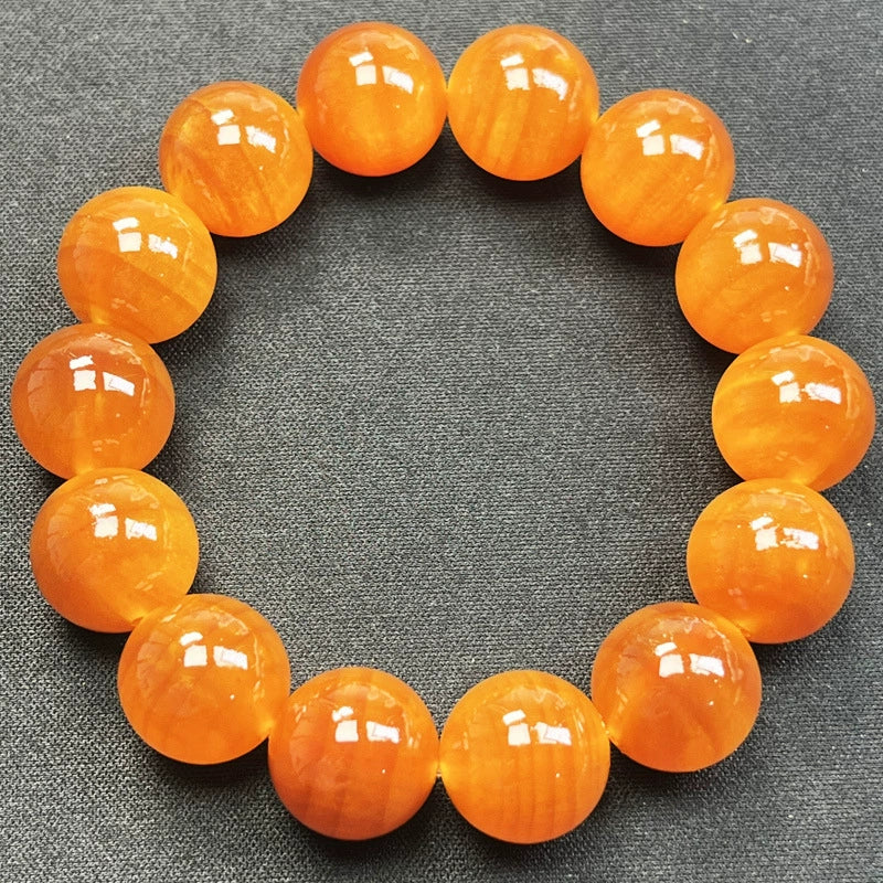 Songming Amber Wood Bracelet