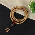 Ghee Yellow Xingyue Bodhi Multi Wrap Bracelet with Dzi Bead Accent