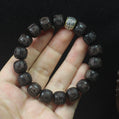 Black Ebony Six-Character Mantra Buddhist Bracelet