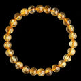 Natural Golden Rutilated Quartz Bracelet
