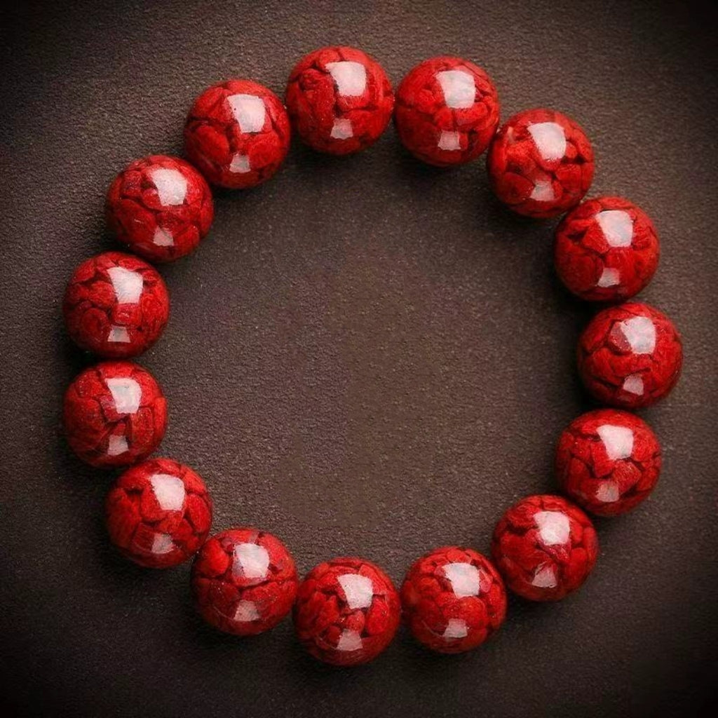 Translucent Cinnabar Bracelet